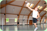 Badminton spielen