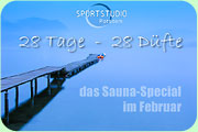 28 Tage - 28 Dfte. Das Sauna-Special im Februar